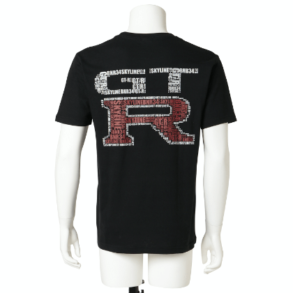 ジザイクデザインTシャツ　スカイラインGT-R（BNR34）